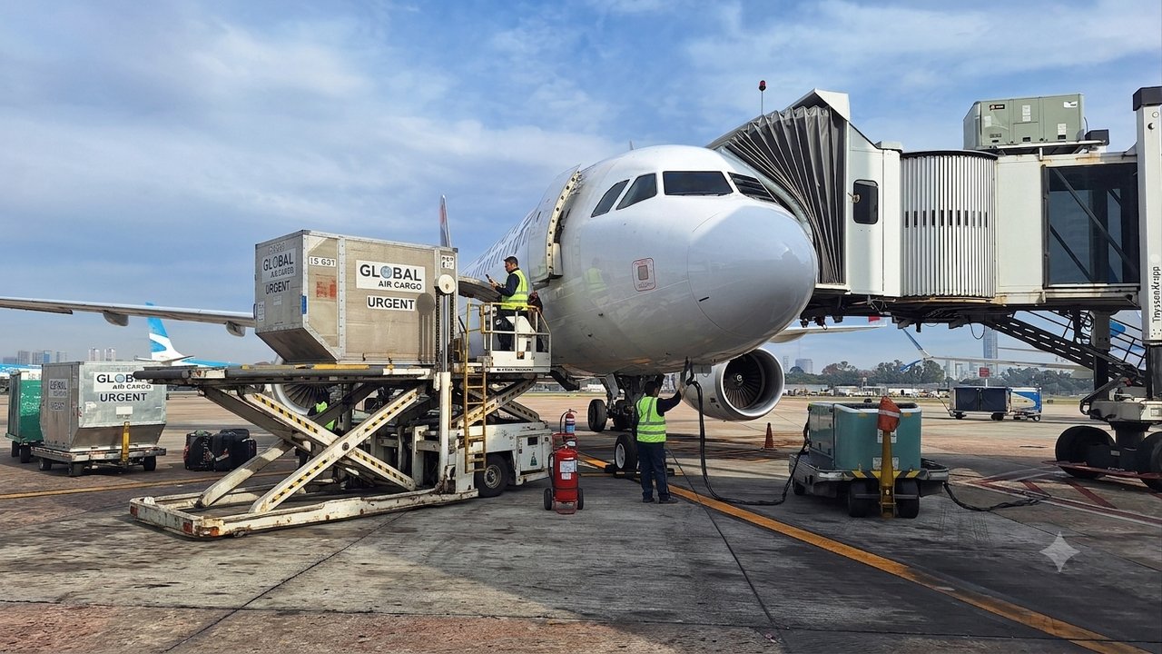 La carga aérea internacional en América Latina creció 4,7% en junio impulsada por Colombia y Brasil