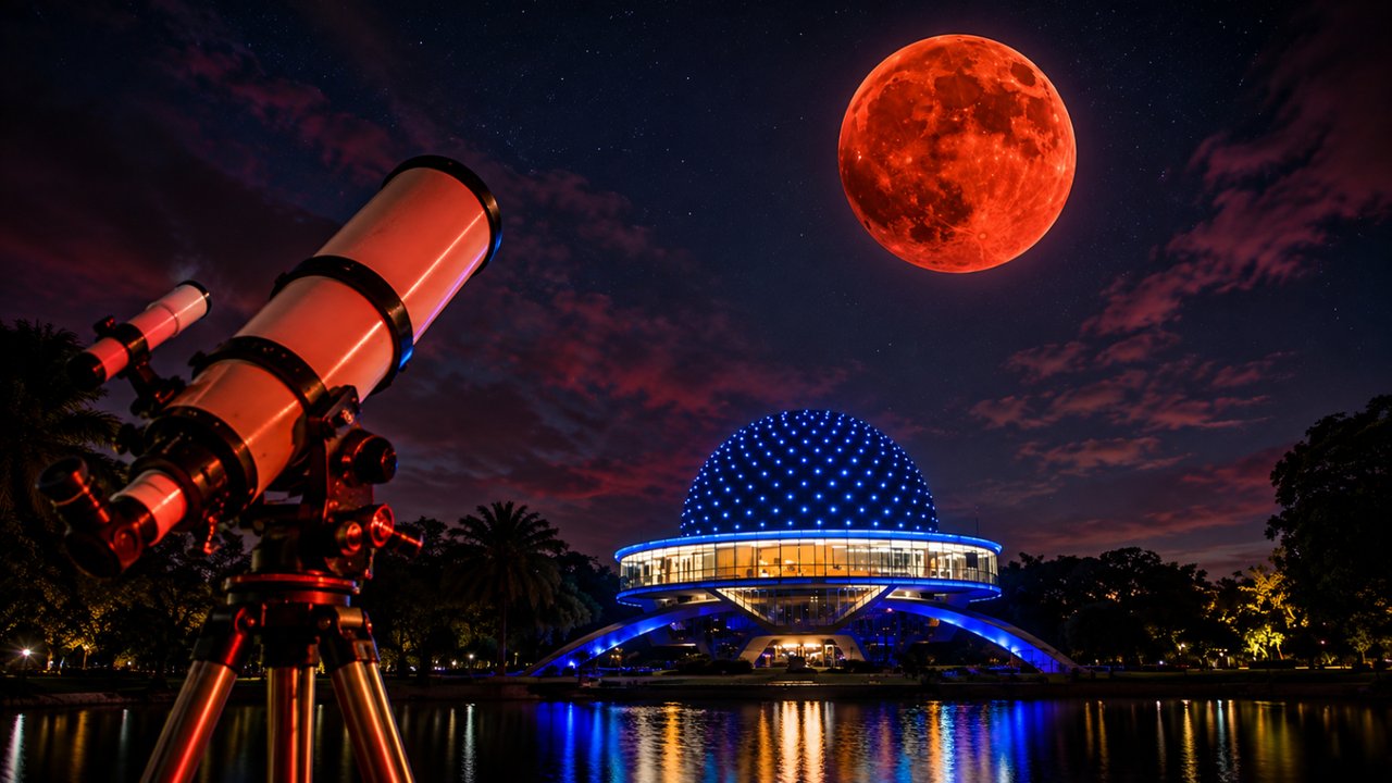 Luna de Sangre” sobre Buenos Aires: dónde ver gratis este jueves el eclipse con telescopios y show de mapping - Agencia Noticias Argentinas