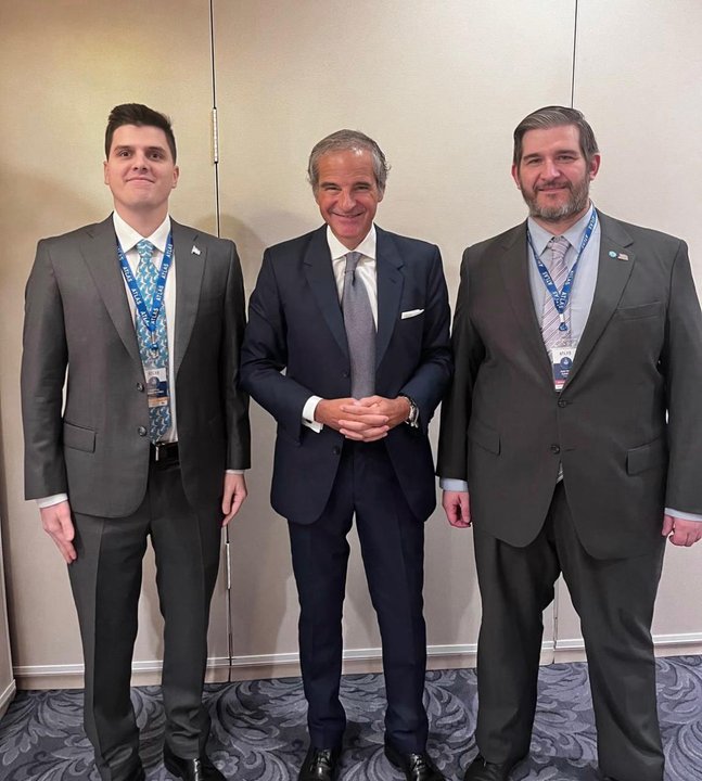 Reunión entre autoridades argentinas y el director general del OIEA