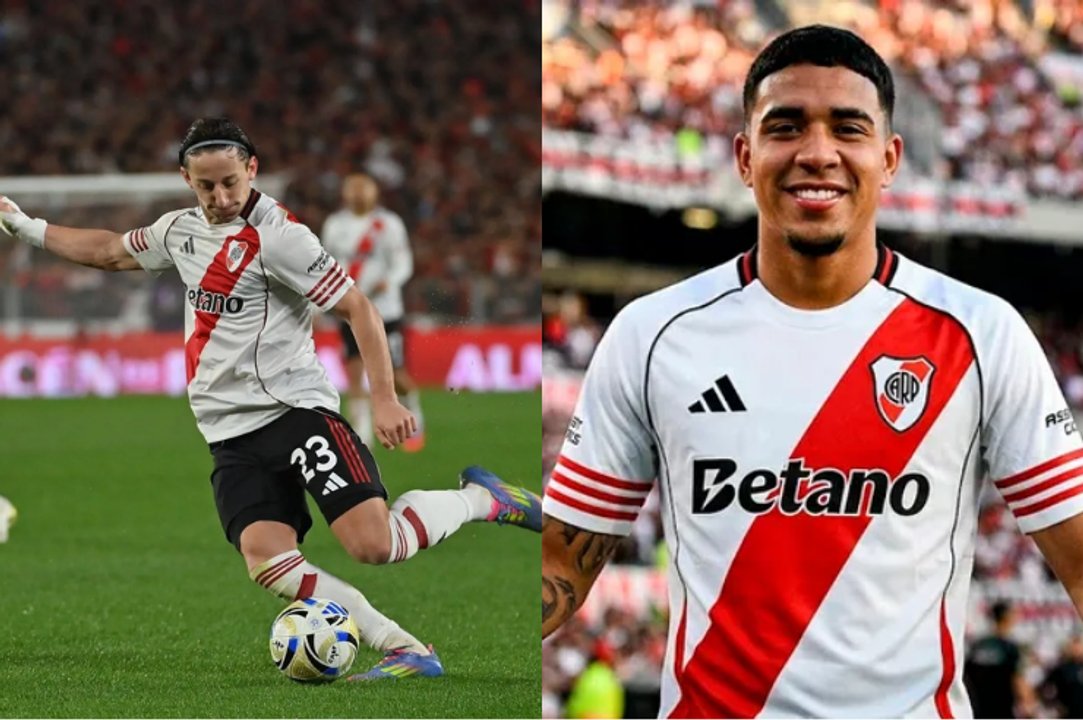 Matías Galarza Fonda y Kendry Páez en el centro de la polémica en River