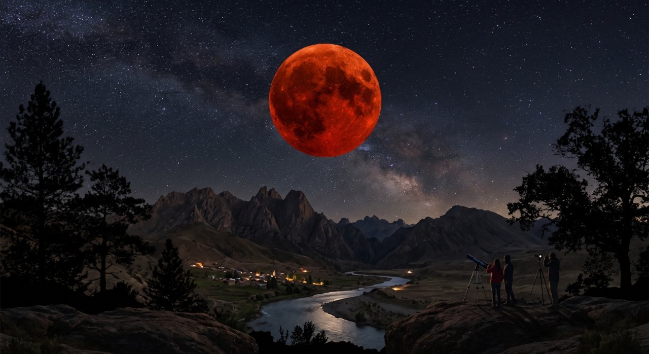 Eclipse de Luna ahora en Argentina: a qué hora es y el minuto a minuto para ver la “Luna Roja”