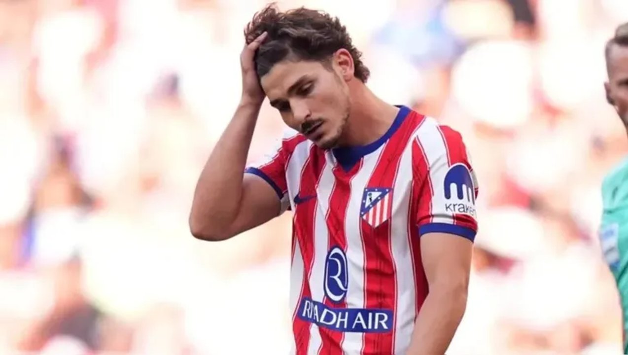 Julián Álvarez durante un partido con Atlético de Madrid