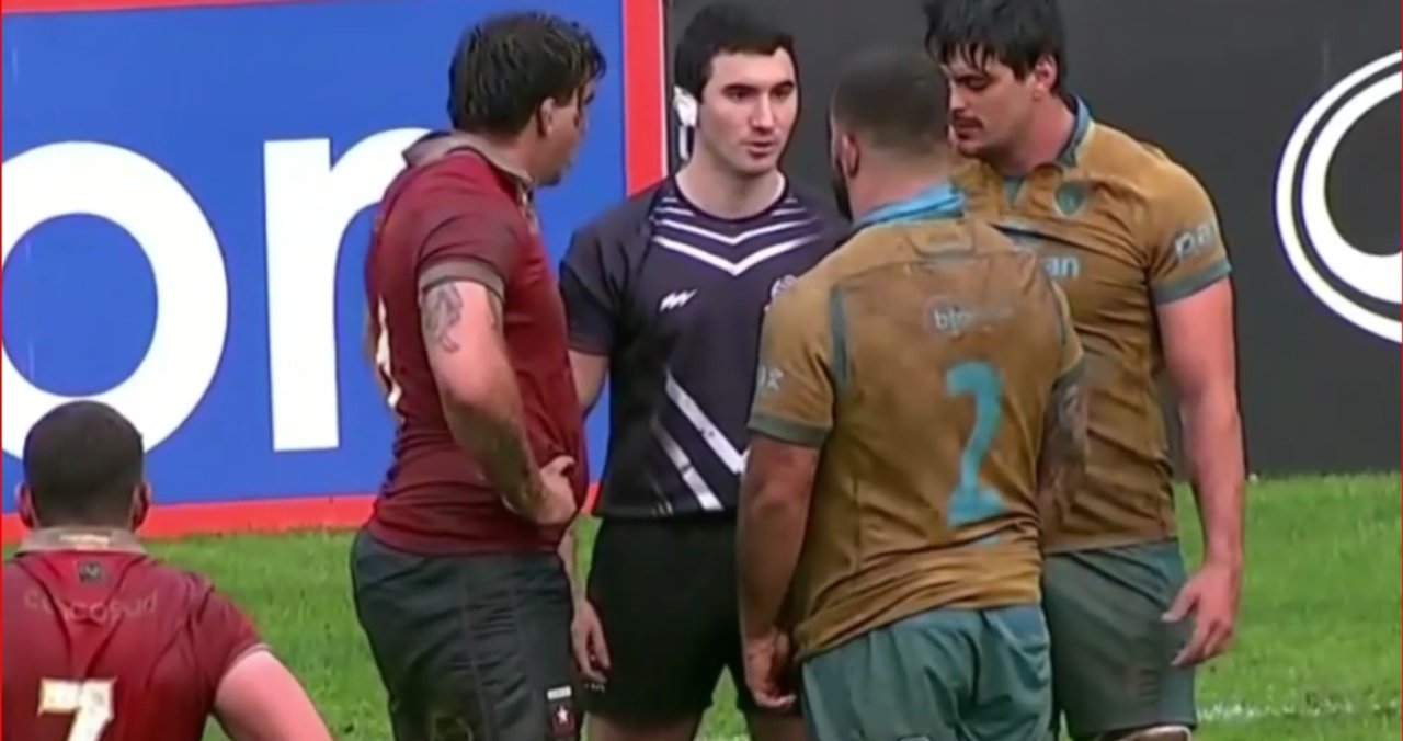 Bochorno y batalla campal en el rugby: piñas entre Chile y Uruguay terminó con un lesionado grave