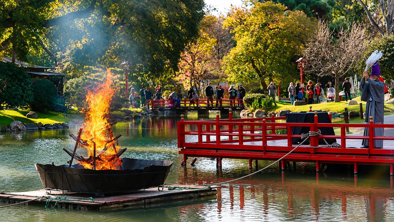 Festival del Fuego en el Jardín Japonés: precios, horarios y todas las actividades del Hi Matsuri