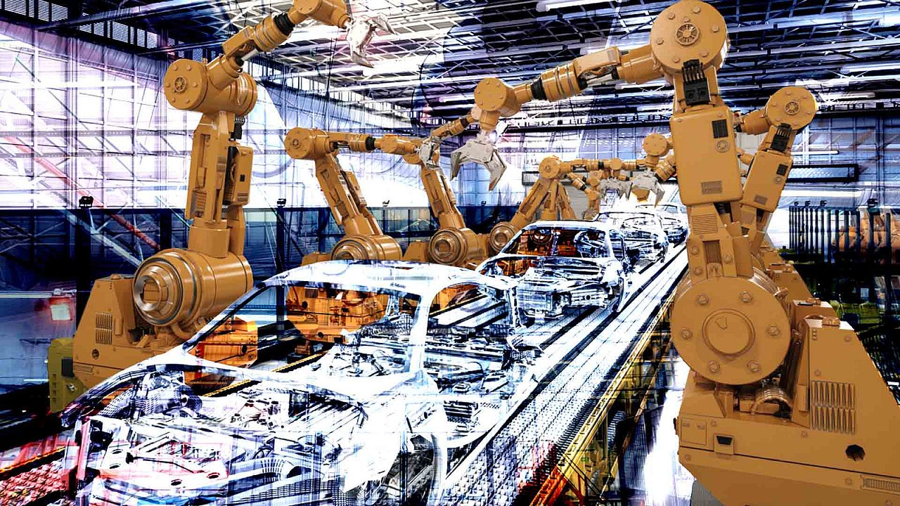 Ilustración alusiva al Día de la Industria en Argentina