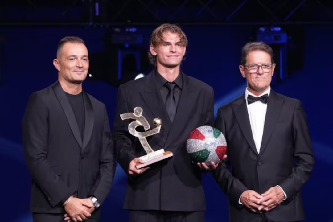Nico Paz es reconocido como el mejor jugador joven de la Serie A
