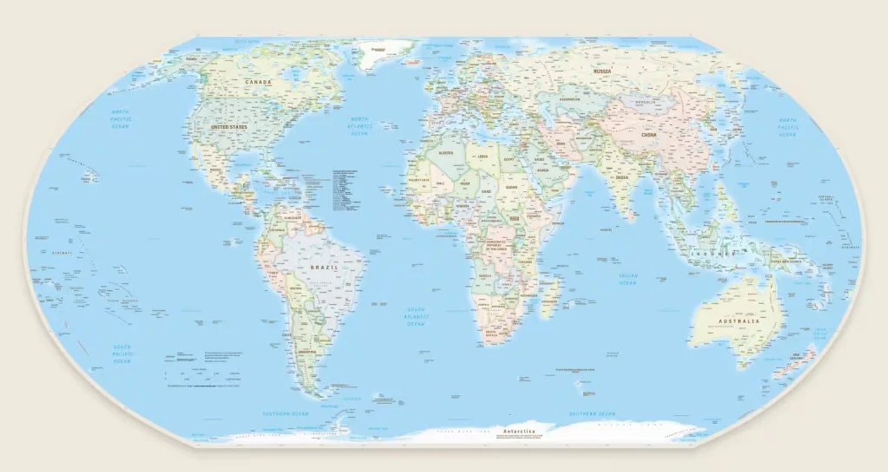 Naciones Unidas aprueba la adopción de un nuevo mapa mundial que refleja el tamaño real de África