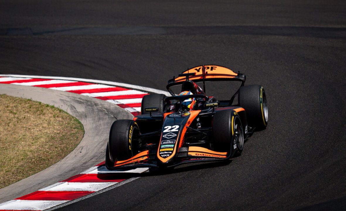 Sigue con su racha negativa: Varrone terminó undécimo en la sprint del GP de Italia de Fórmula 2