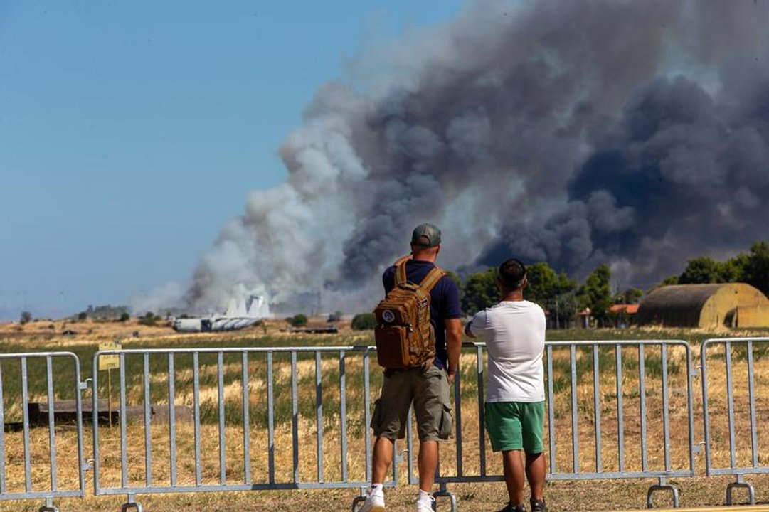 Un avión de combate de fuerza aérea de Grecia se estrelló cerca de Atenas