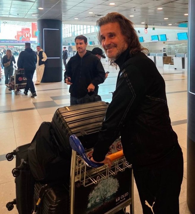 Rubén Darío Insúa llegó a Buenos Aires para ser el nuevo técnico de San Lorenzo