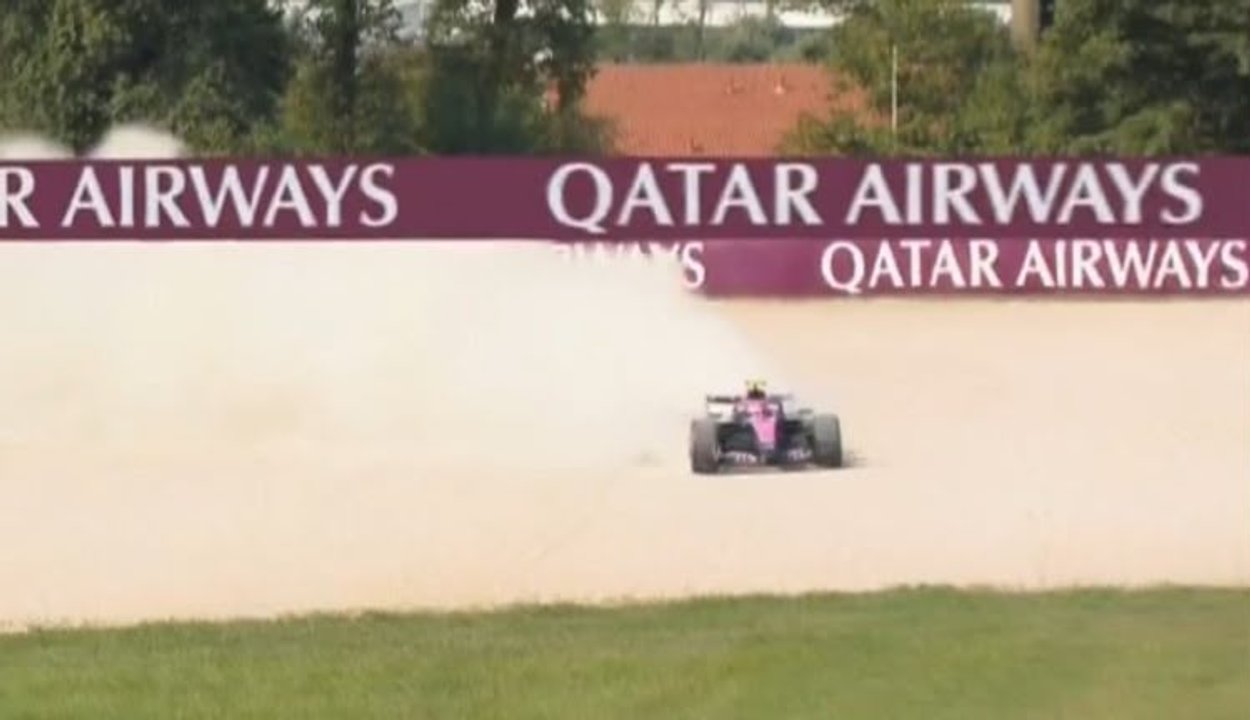 Video: así fue el despiste con el que Colapinto arruina el GP de Italia