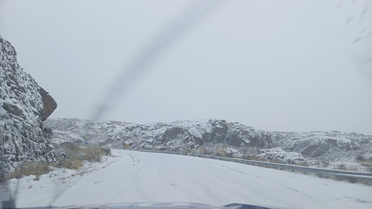 Nevó en las sierras de Córdoba y reforzaron los operativos de seguridad