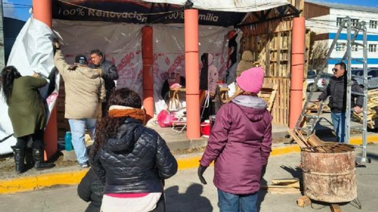 540 jubilados del ex Territorio protestan en Río Grande y responsabilizan a Melella
