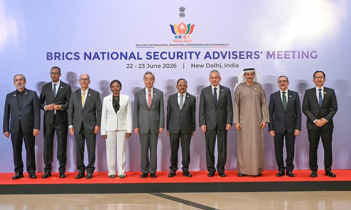 Líderes de los BRICS reunidos en Nueva Delhi