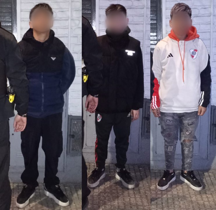 Patrullero de la Policía de la Ciudad en un operativo en Barracas
