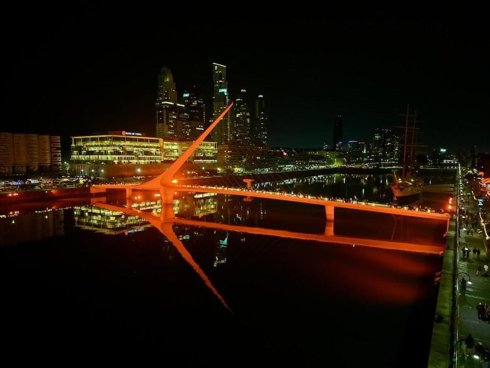 ¿Por qué la Ciudad de Buenos Aires se ilumina hoy de naranja?