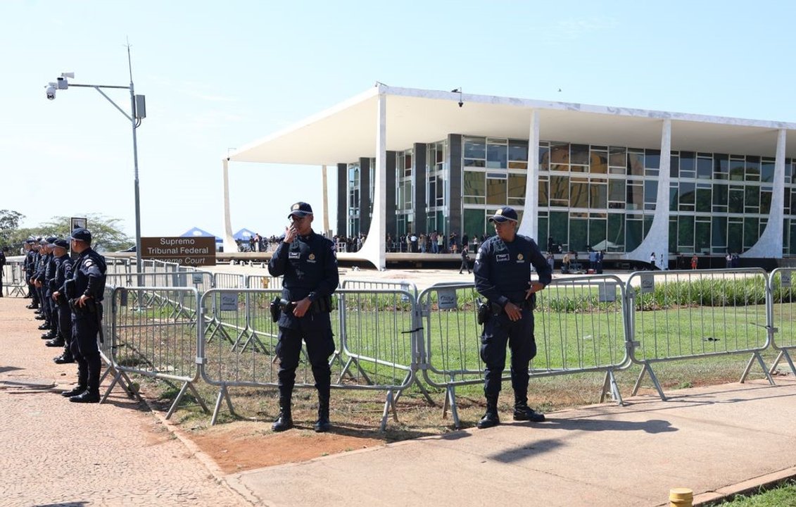 Jueces del Supremo Tribunal Federal de Brasil en sesión