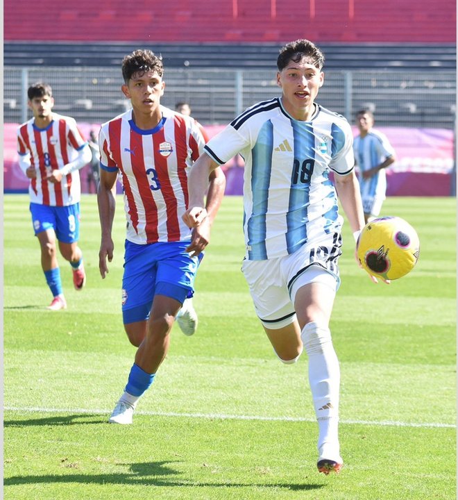 La Selección argentina Sub 19 cayó 2-1 ante Paraguay en su estreno en los Juegos Suramericanos