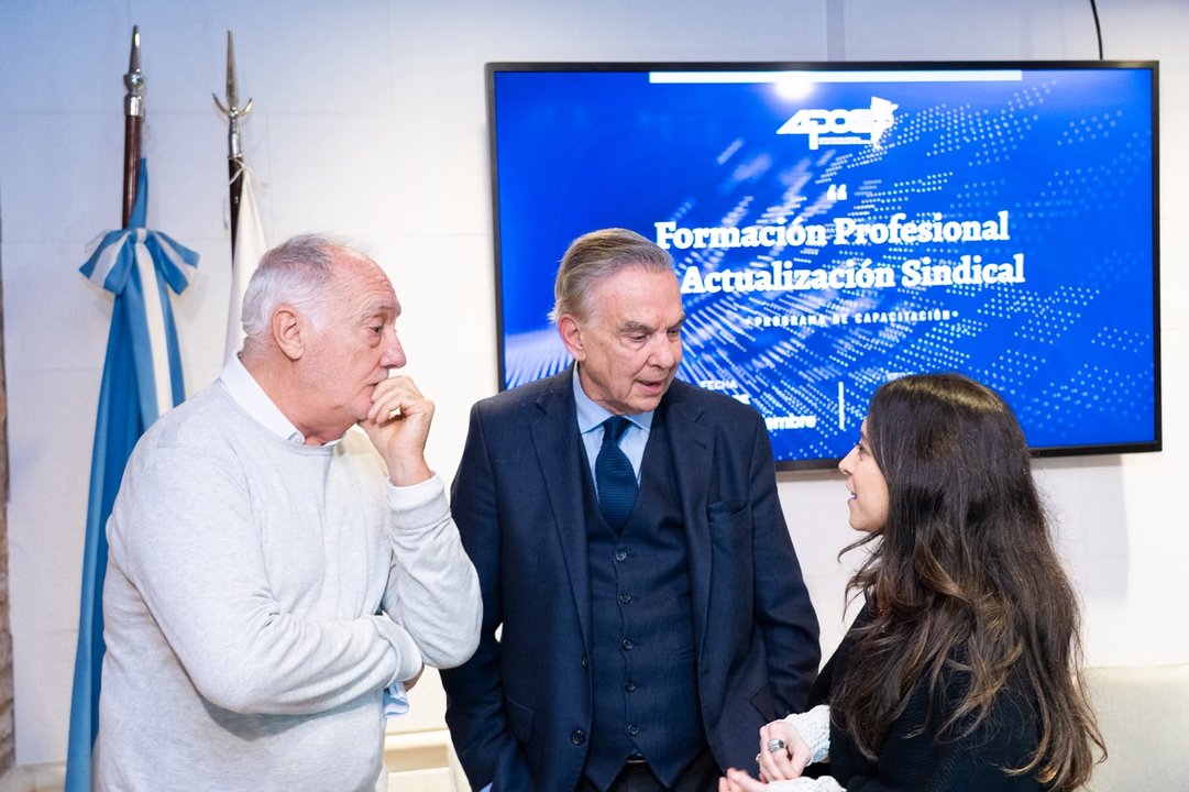 Miguel Ángel Pichetto durante la jornada organizada por APOC