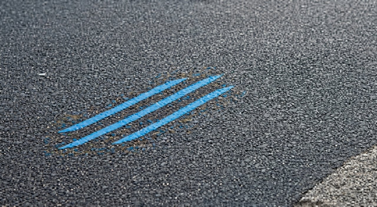Para qué sirven las líneas azules que aparecieron sobre algunas avenidas de la Ciudad
