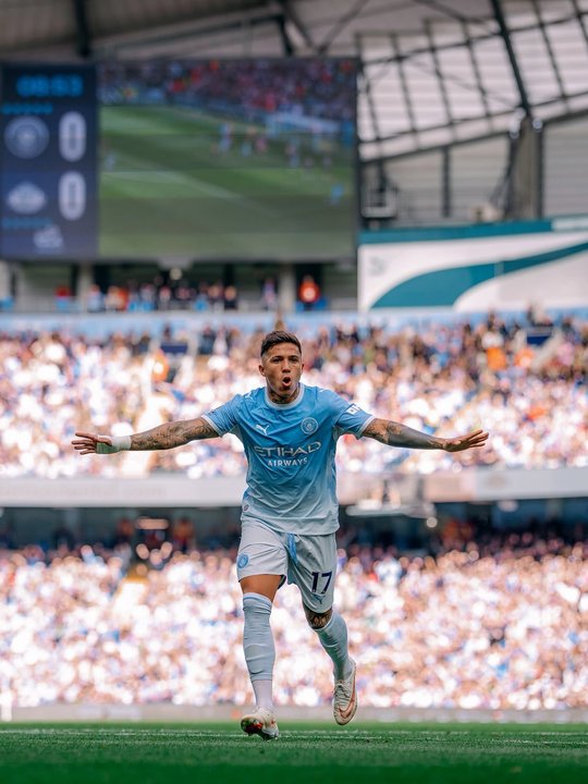 Enzo Fernández brilla con un golazo en la victoria del Manchester City