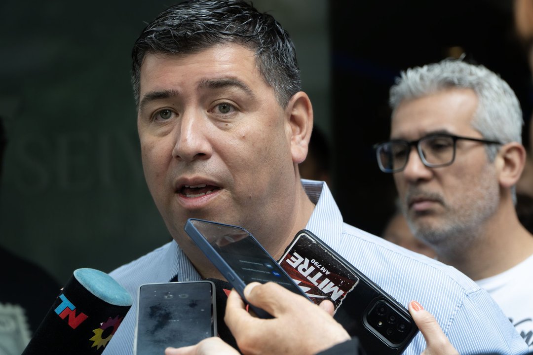 Cristian Jerónimo, cosecretario de la CGT, critica la política económica del Gobierno nacional