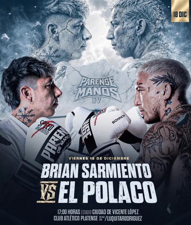 Brian Sarmiento y El Polaco se preparan para el evento Párense de Manos IV
