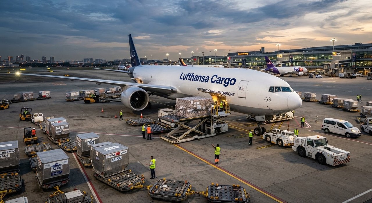 La carga aérea mundial se incrementó un 4,4% en el mes de agosto