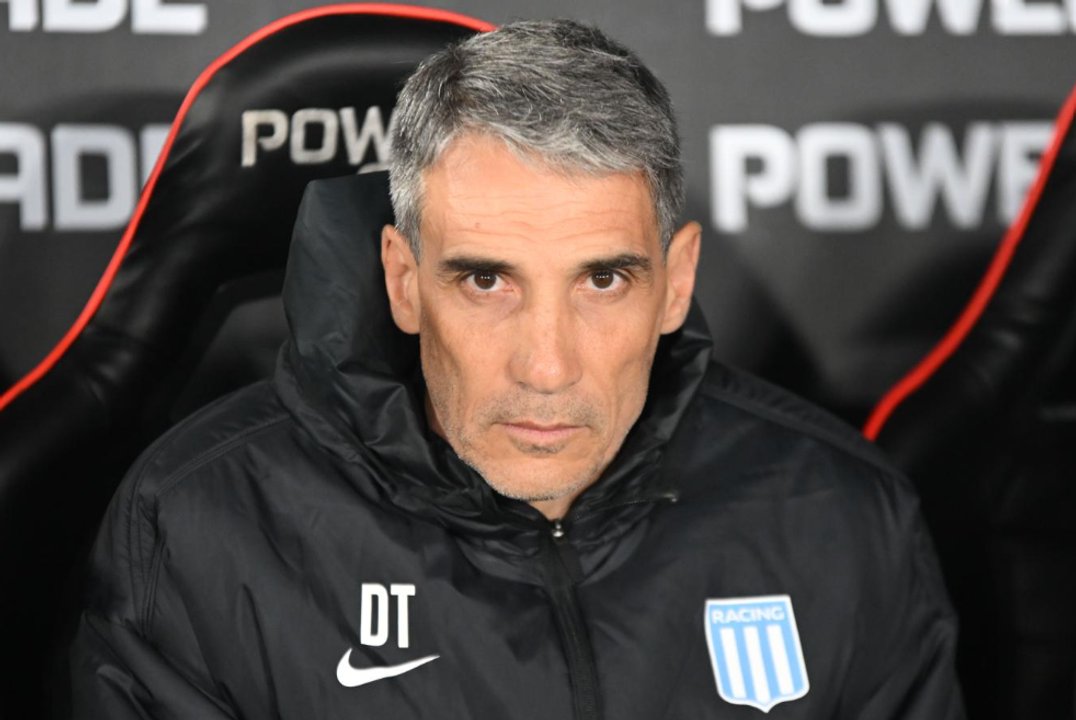 Juan Pablo Vojvoda durante su ciclo como entrenador de Racing
