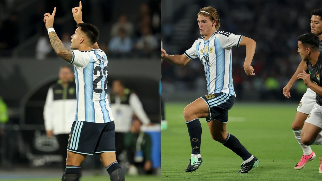 Lautaro Martínez y Nico Paz brillan en la victoria de Argentina sobre Bolivia