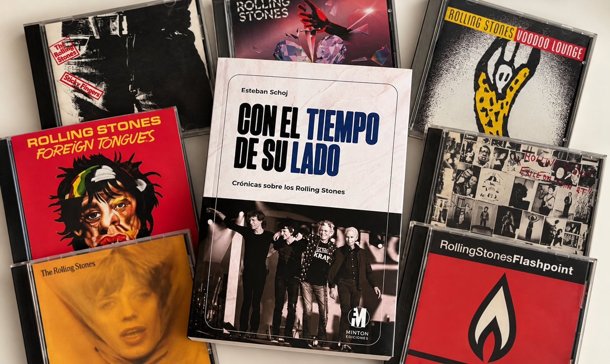 Tapa del libro Con el tiempo de su lado sobre los Rolling Stones