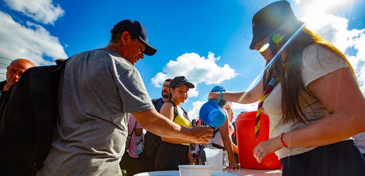 AySA asistirá a los fieles que participen de la peregrinación a Luján