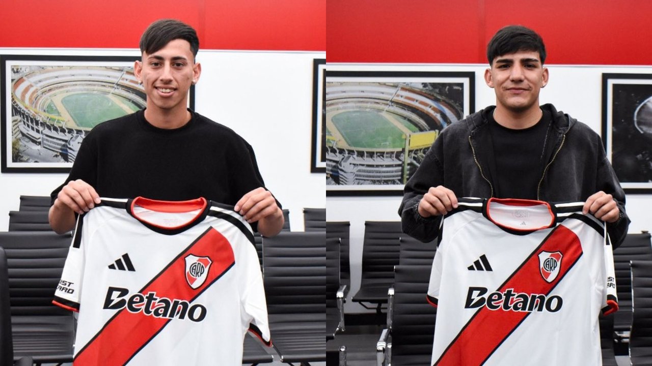 River suma dos jóvenes talentos con contratos profesionales hasta 2028