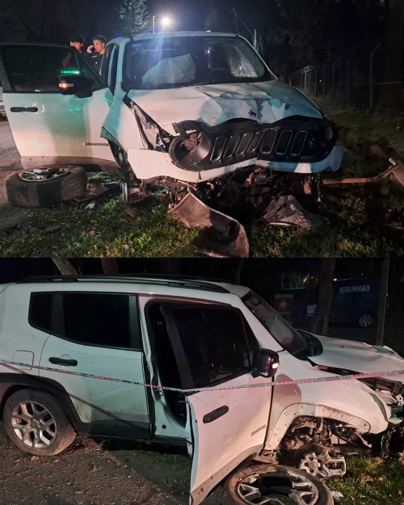 Escobar: se filmó mientras manejaba a 140km/h y chocó contra un poste