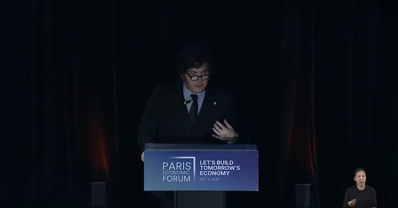 Javier Milei, en Paris: “Mientras ocupe la presidencia argentina, el equilibrio fiscal seguirá existiendo”