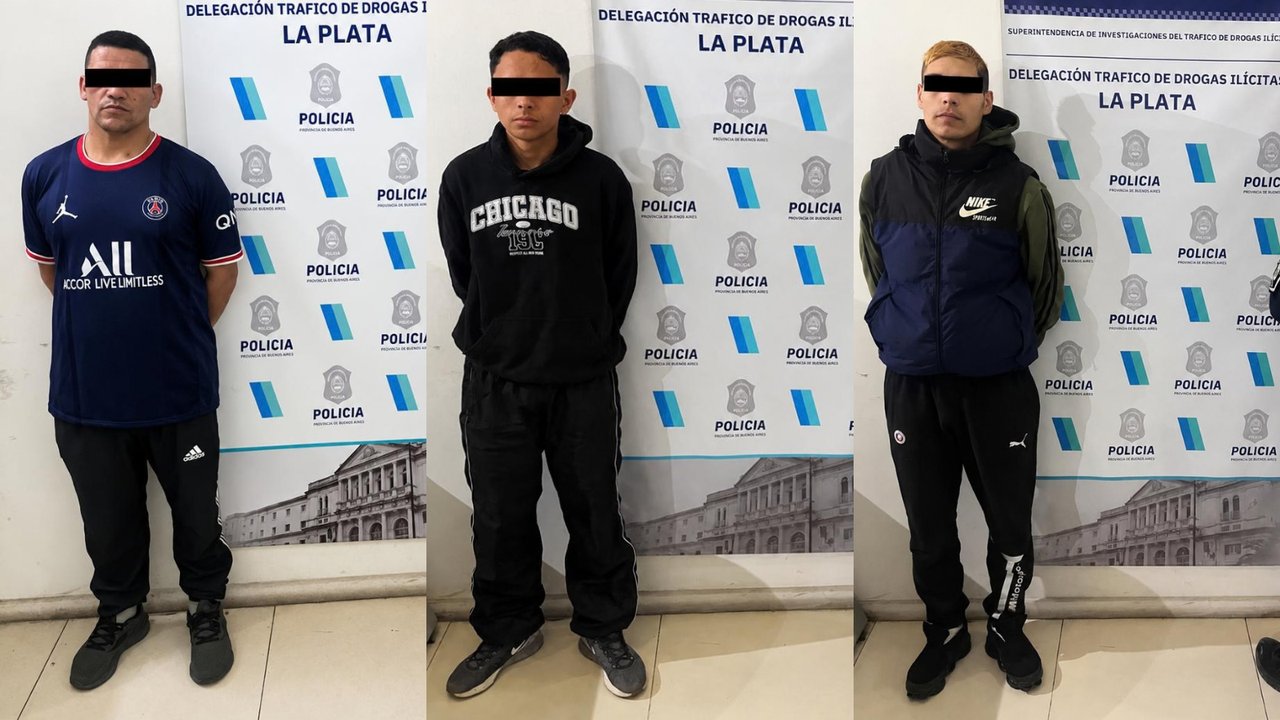 Tres delincuentes fueron detenidos en distintos barrios de La Plata