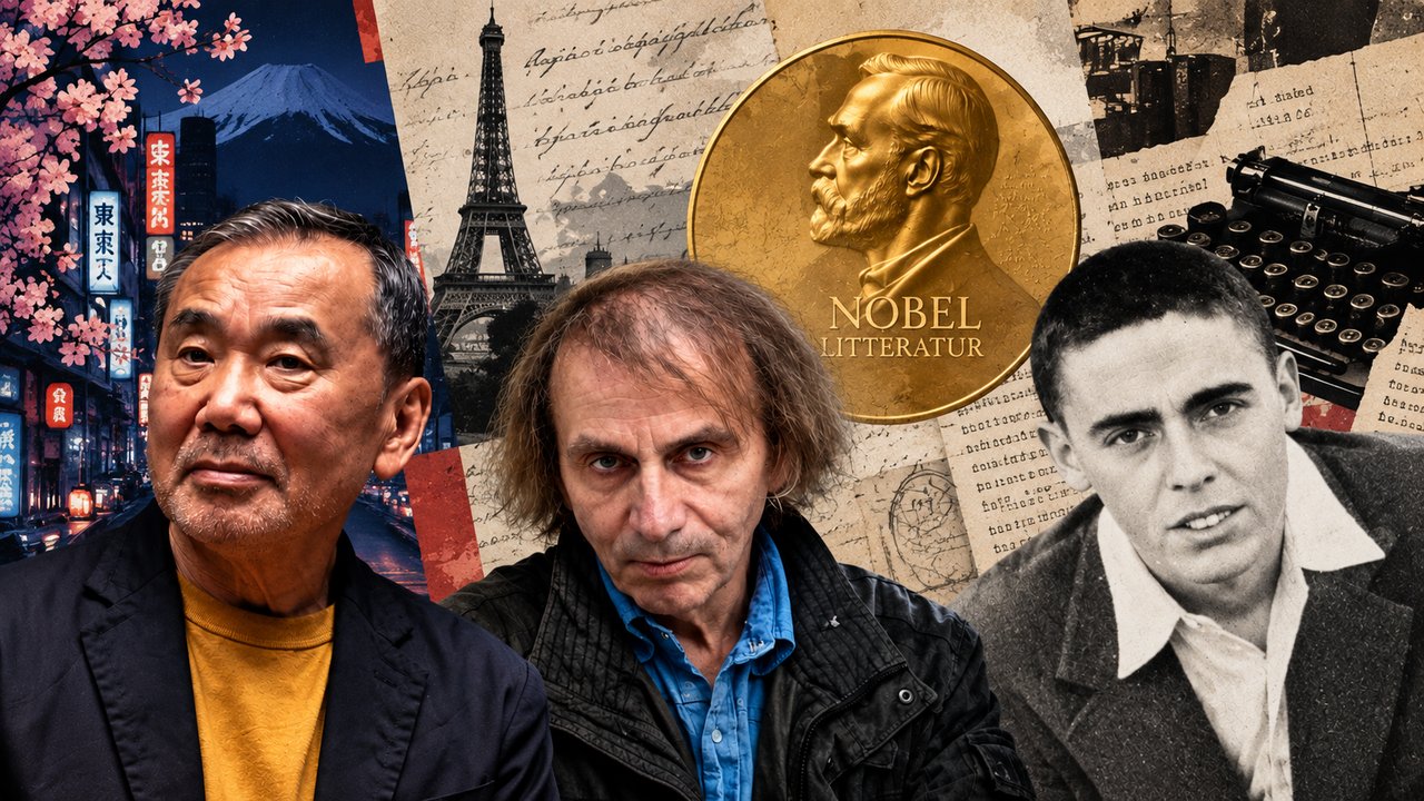 Murakami, Pynchon, Houellebecq y un argentino, entre los candidatos a ganar el Nobel de Literatura
