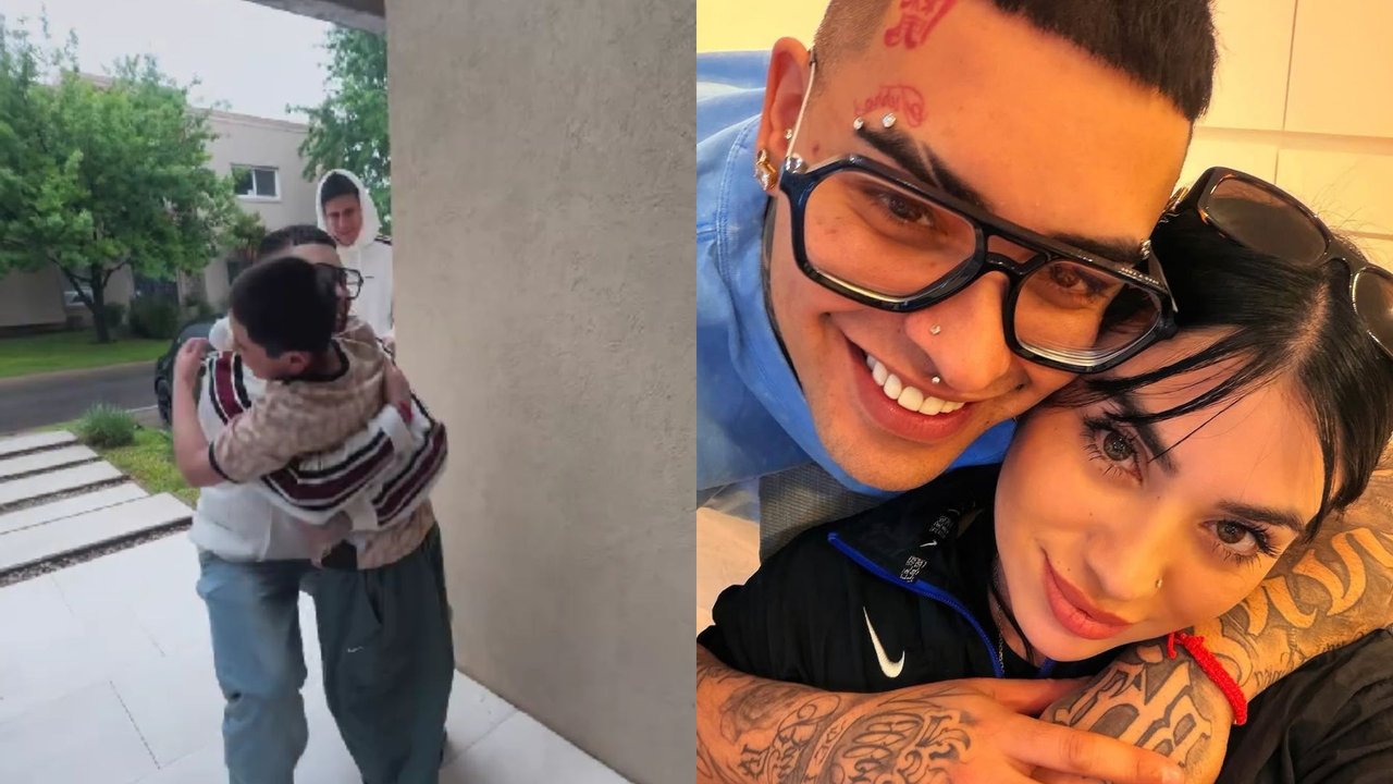 Callejero Fino salió de la cárcel y se reencontró con su familia: el emotivo video