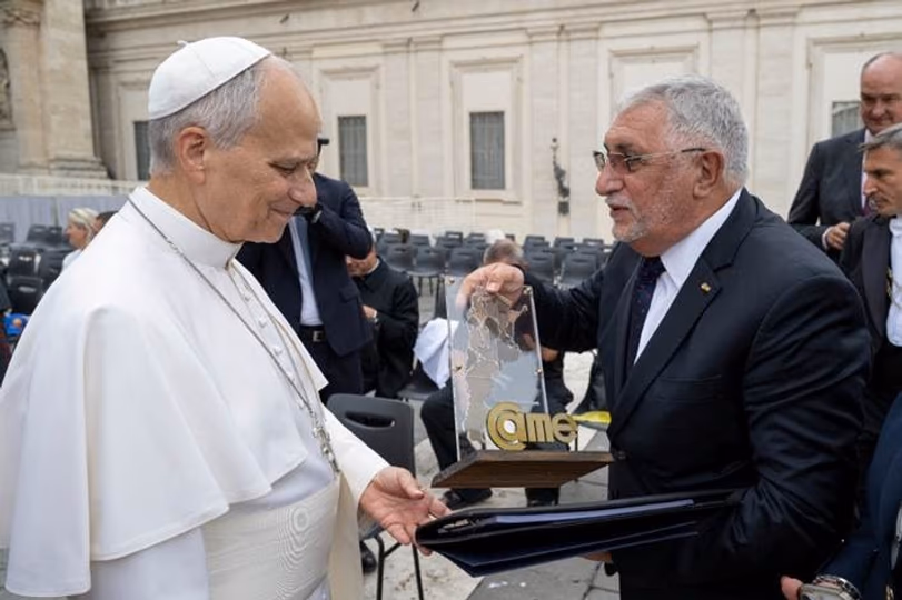 El presidente de CAME visitó al papa León XIV y le informó sobre la situación de las pymes
