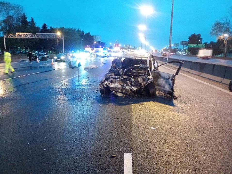Choque fatal en la Panamericana: un hombre murió y el conductor del otro auto dio positivo en alcoholemia