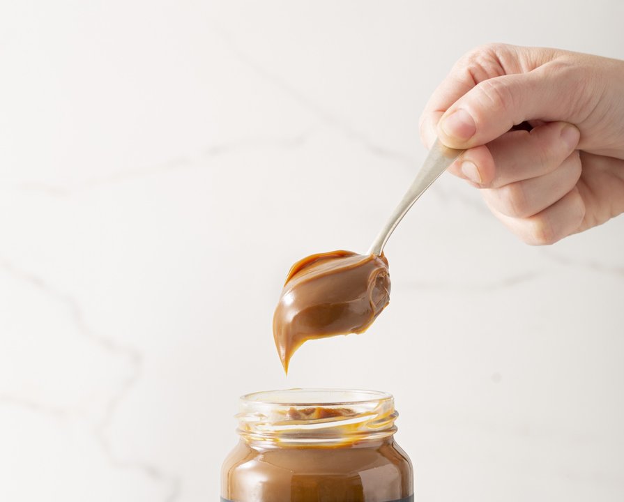 Frasco de dulce de leche típico argentino