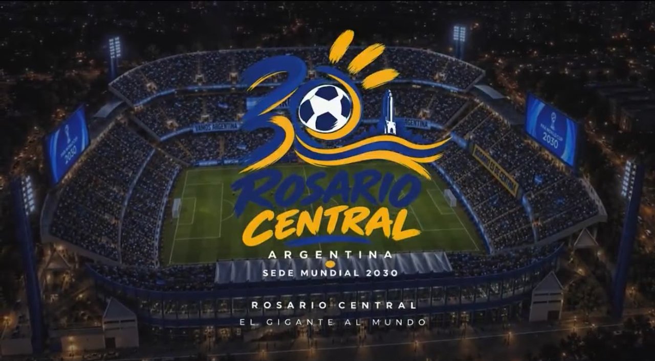 Vista del estadio Gigante de Arroyito, propuesto como sede del Mundial 2030