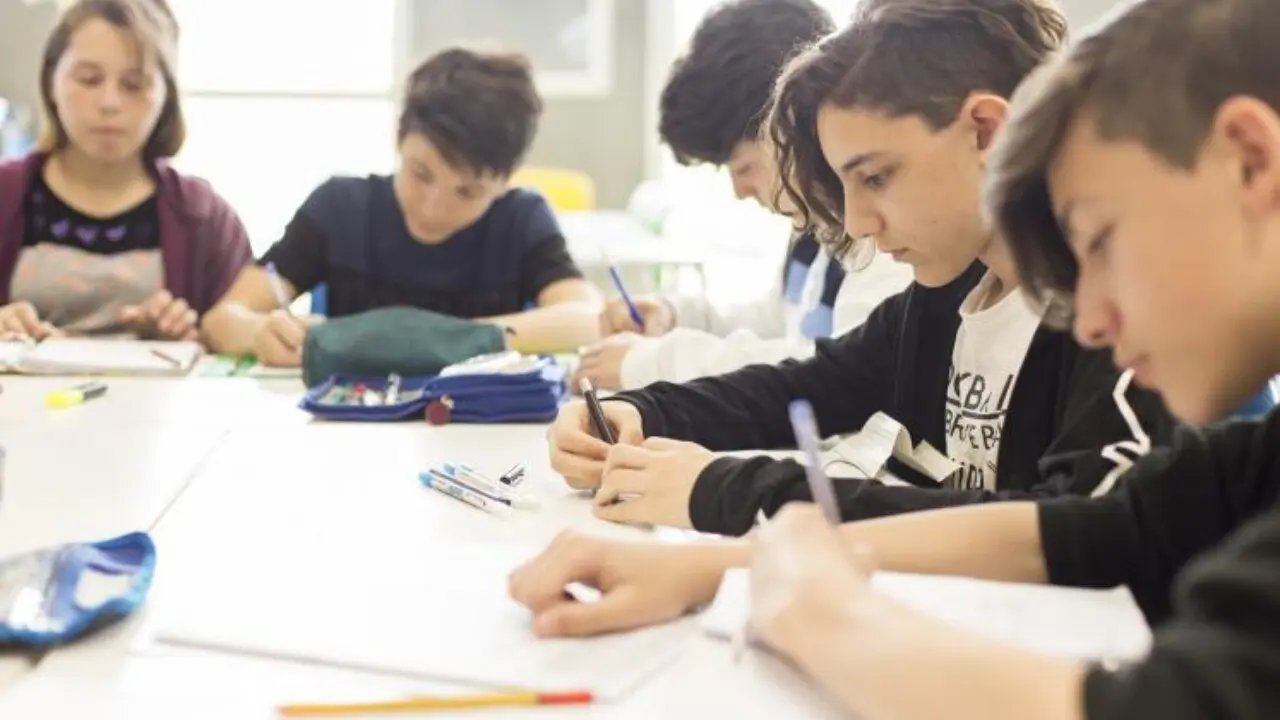 Estudiantes argentinos en el aula