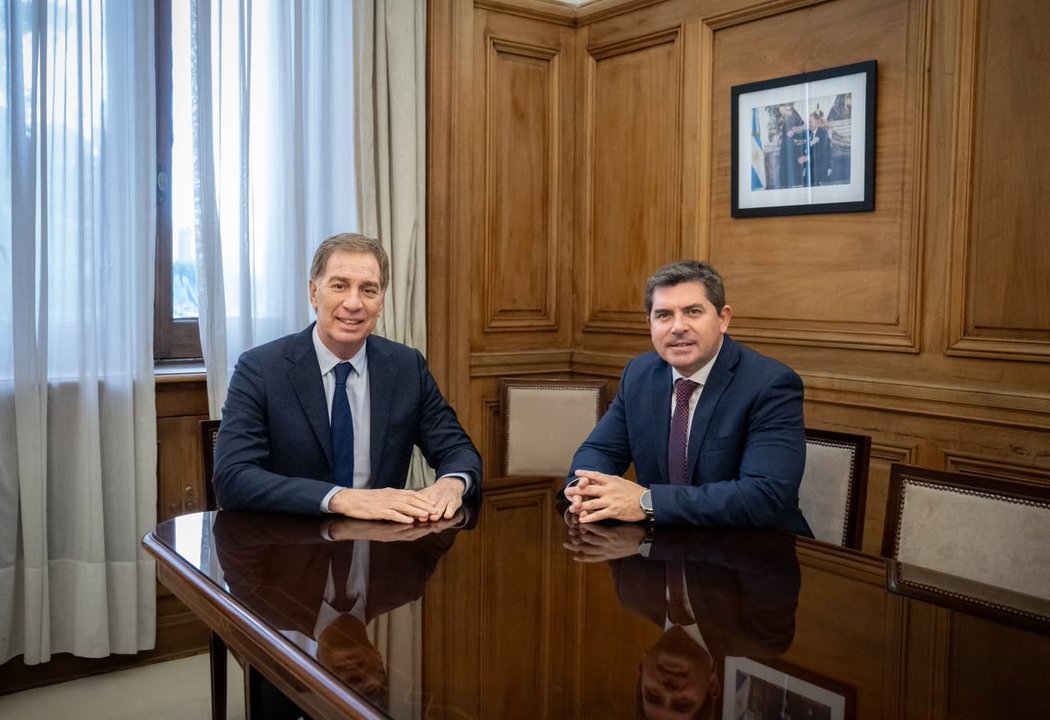 Santilli y Orrego trazan la agenda de trabajo conjunto en San Juan