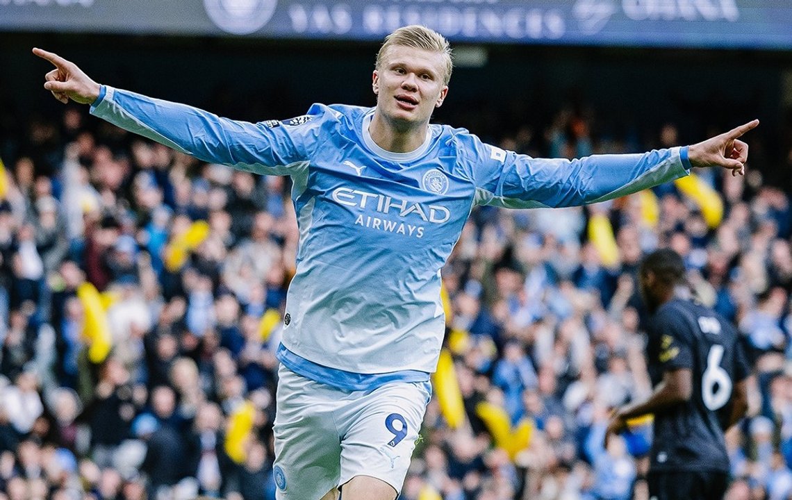 Con doblete de Haaland, el City volvió a ganar y mantiene el puntaje ideal en la Premier League