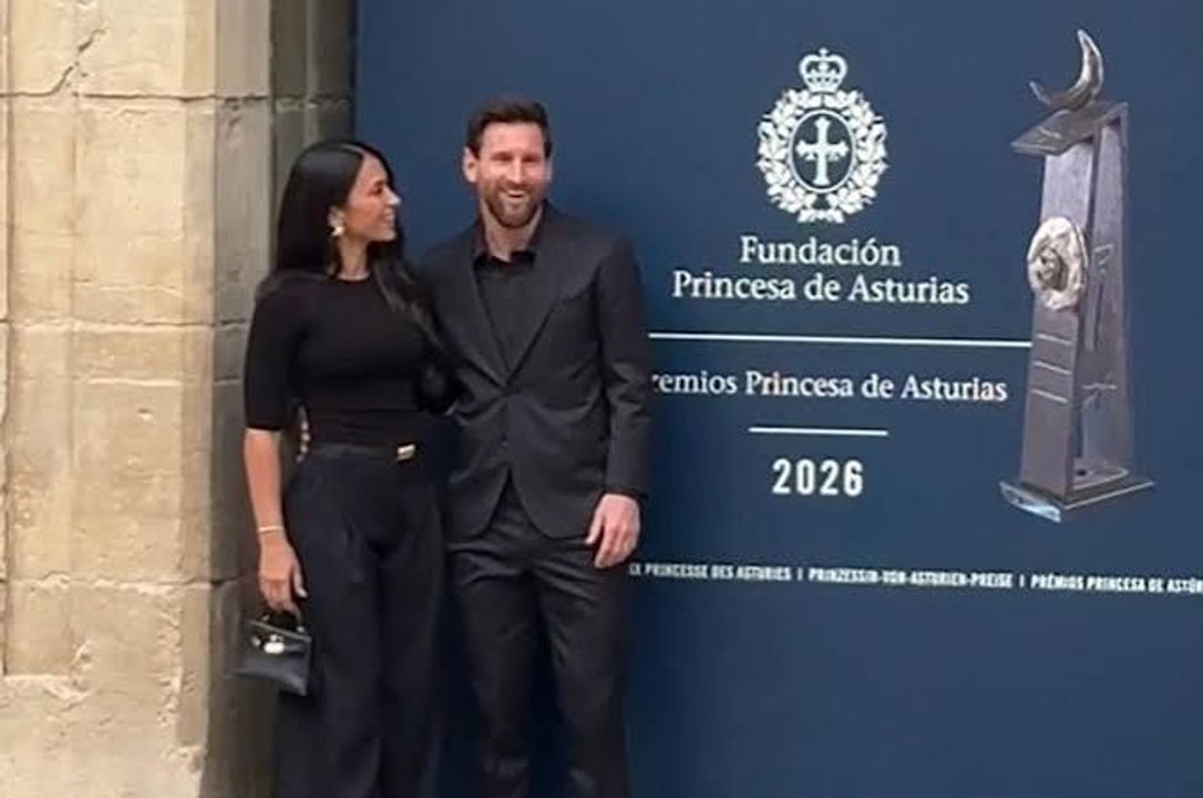 Lionel Messi fue reconocido con el Premio Princesa de Asturias