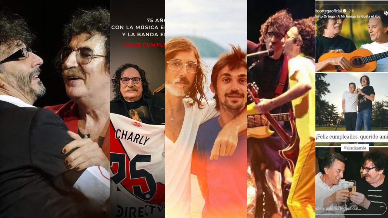 Charly García homenajeado por artistas y figuras del deporte