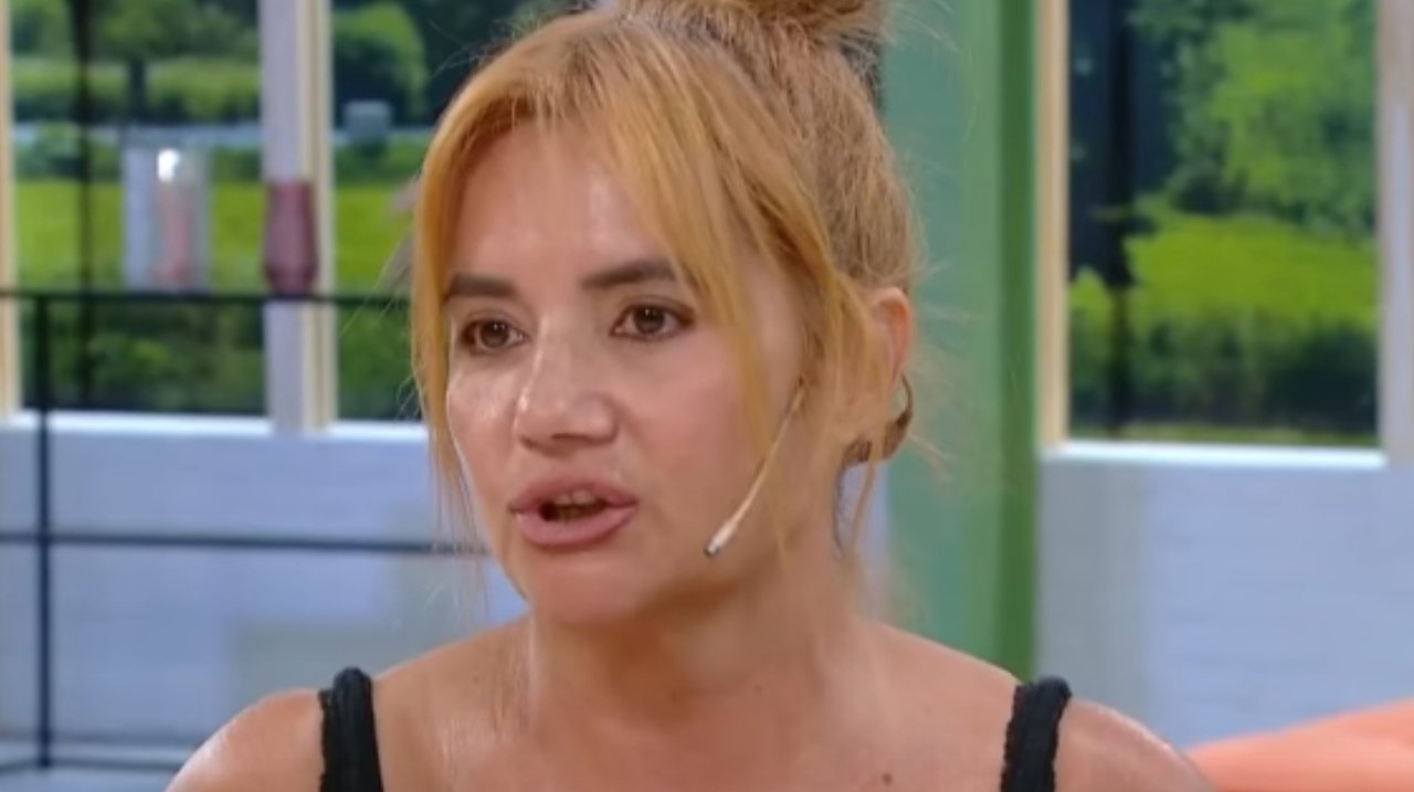 Nancy Pazos y el blooper en el cumpleaños de Charly García