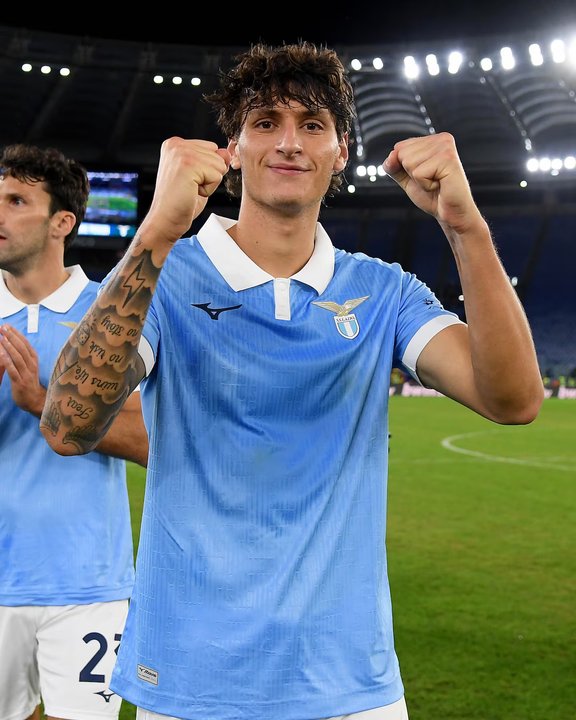 El bisnieto de Benito Mussolini marcó su primer gol en la Serie A con la camiseta de la Lazio