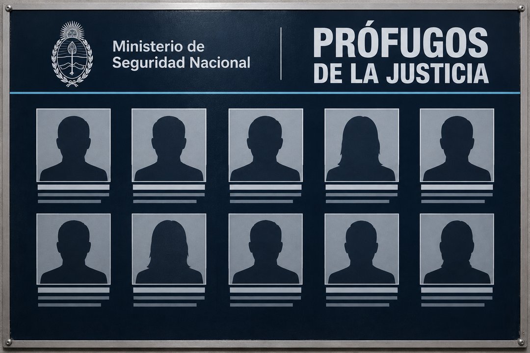 Se creó el programa “Los Más Buscados”: clasificará a los prófugos según peligrosidad para priorizar las búsquedas